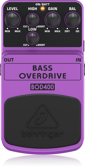 Behringer BOD400 Bass Overdrive Pedal
